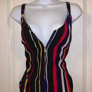 Multi Color Stripe Leotard